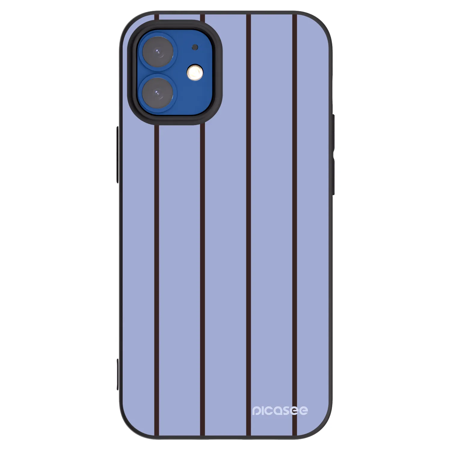 Picasee crna silikonska maskica za Apple iPhone 12 mini - Poolside member