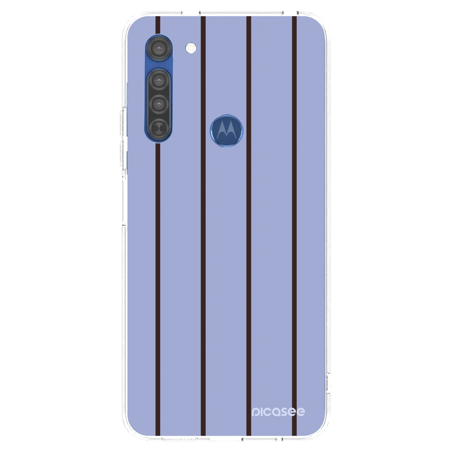 Picasee silikonska prozirna maskica za Motorola Moto G8 - Poolside member