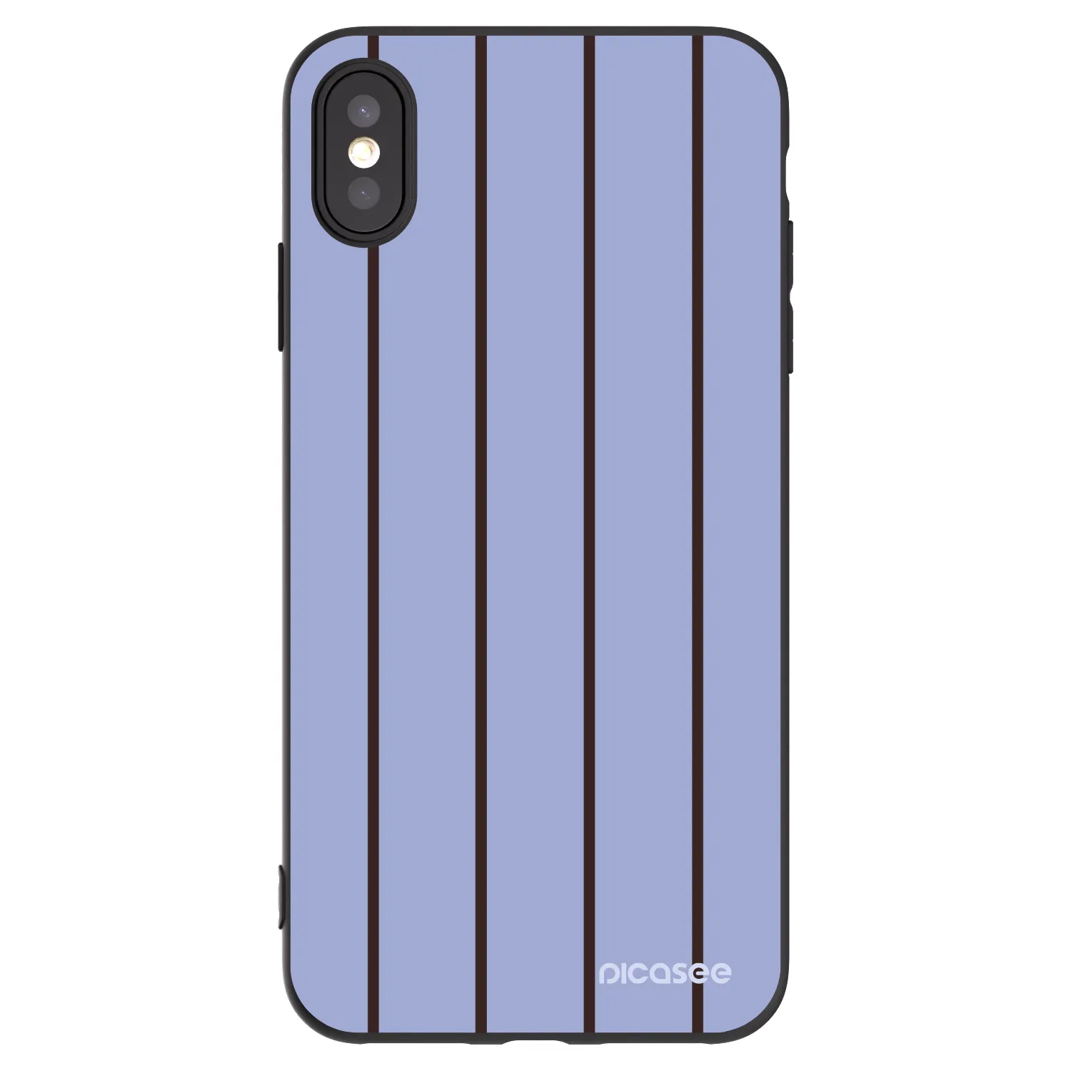 Picasee crna silikonska maskica za Apple iPhone XS Max - Poolside member