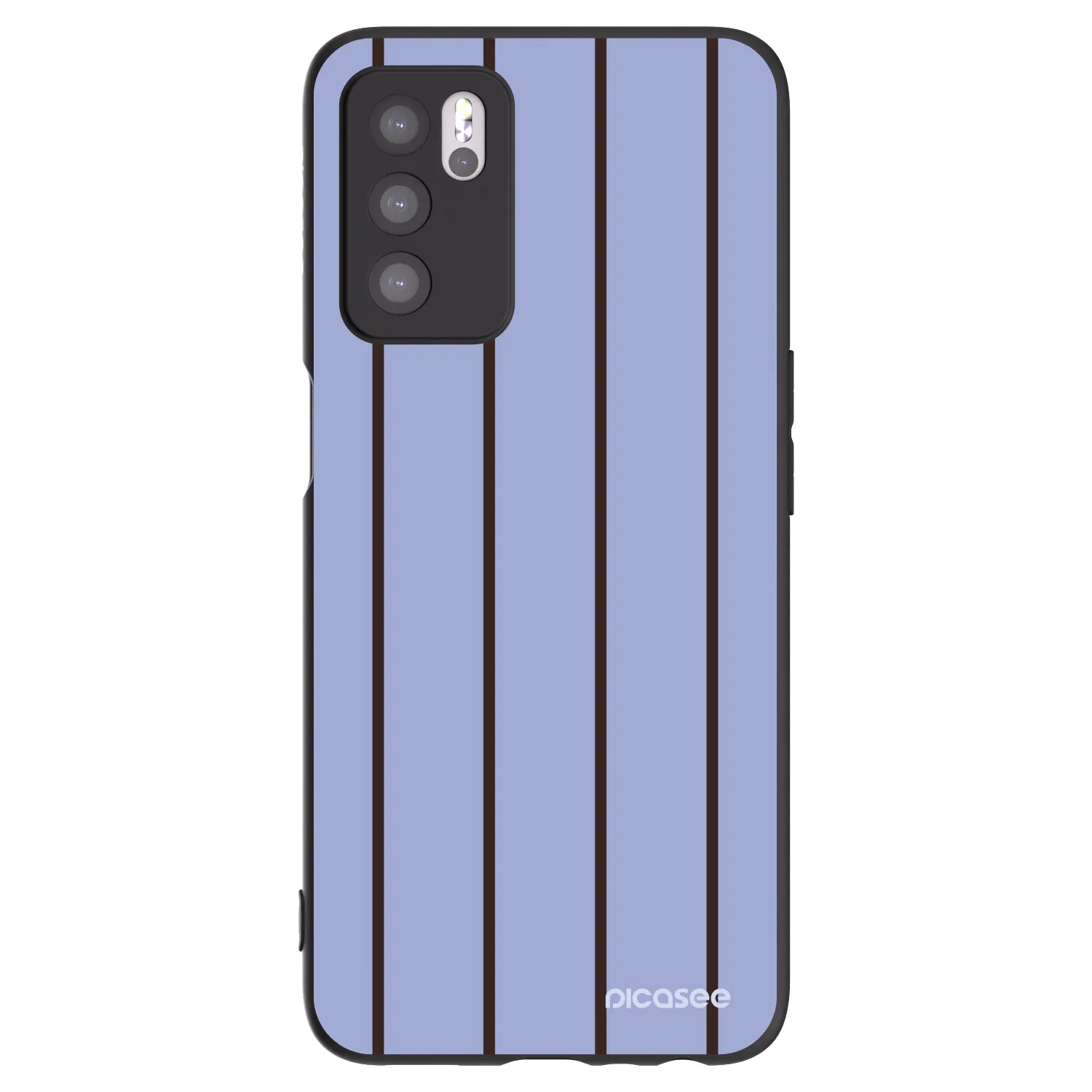 Picasee crna silikonska maskica za OPPO A16s - Poolside member