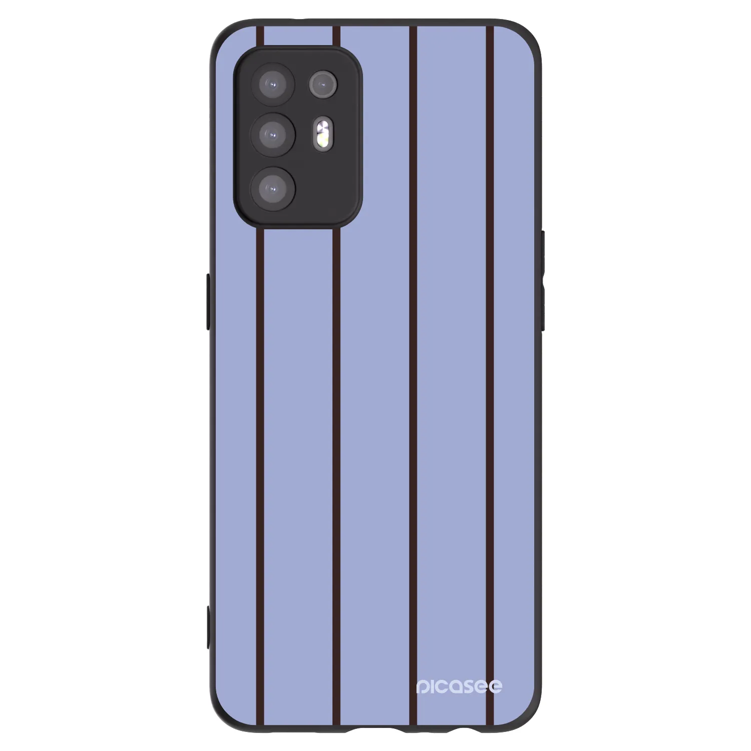 Picasee crna silikonska maskica za OPPO A94 5G - Poolside member