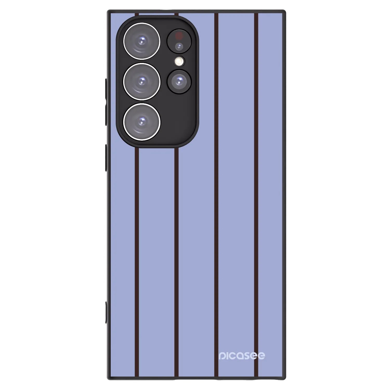 Picasee crna silikonska maskica za Samsung Galaxy S23 Ultra 5G - Poolside member
