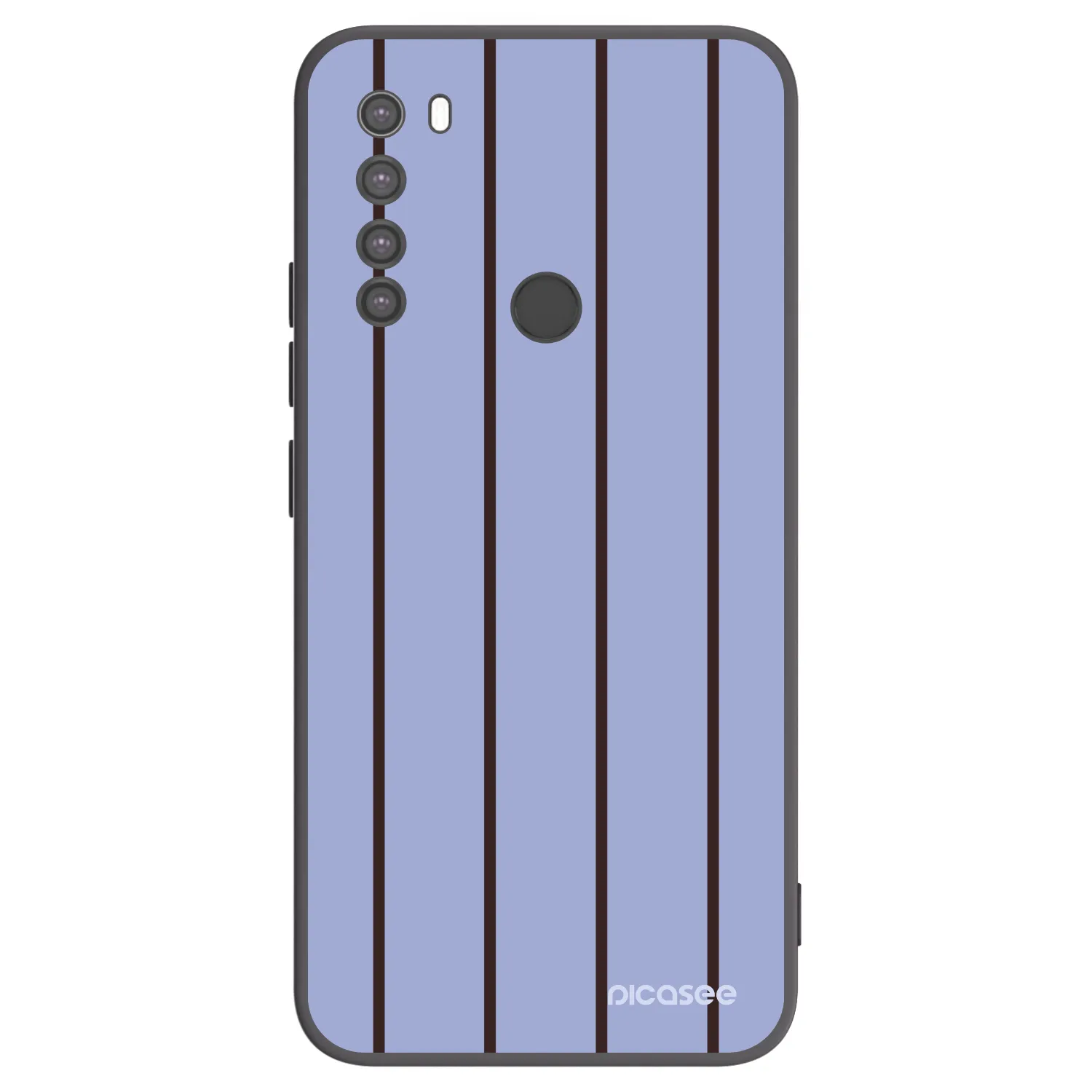 Picasee crna silikonska maskica za Xiaomi Redmi Note 8 - Poolside member