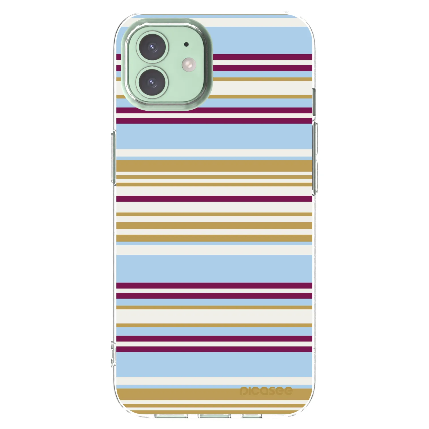 Picasee silikonska prozirna maskica za Apple iPhone 12 - Souvenir