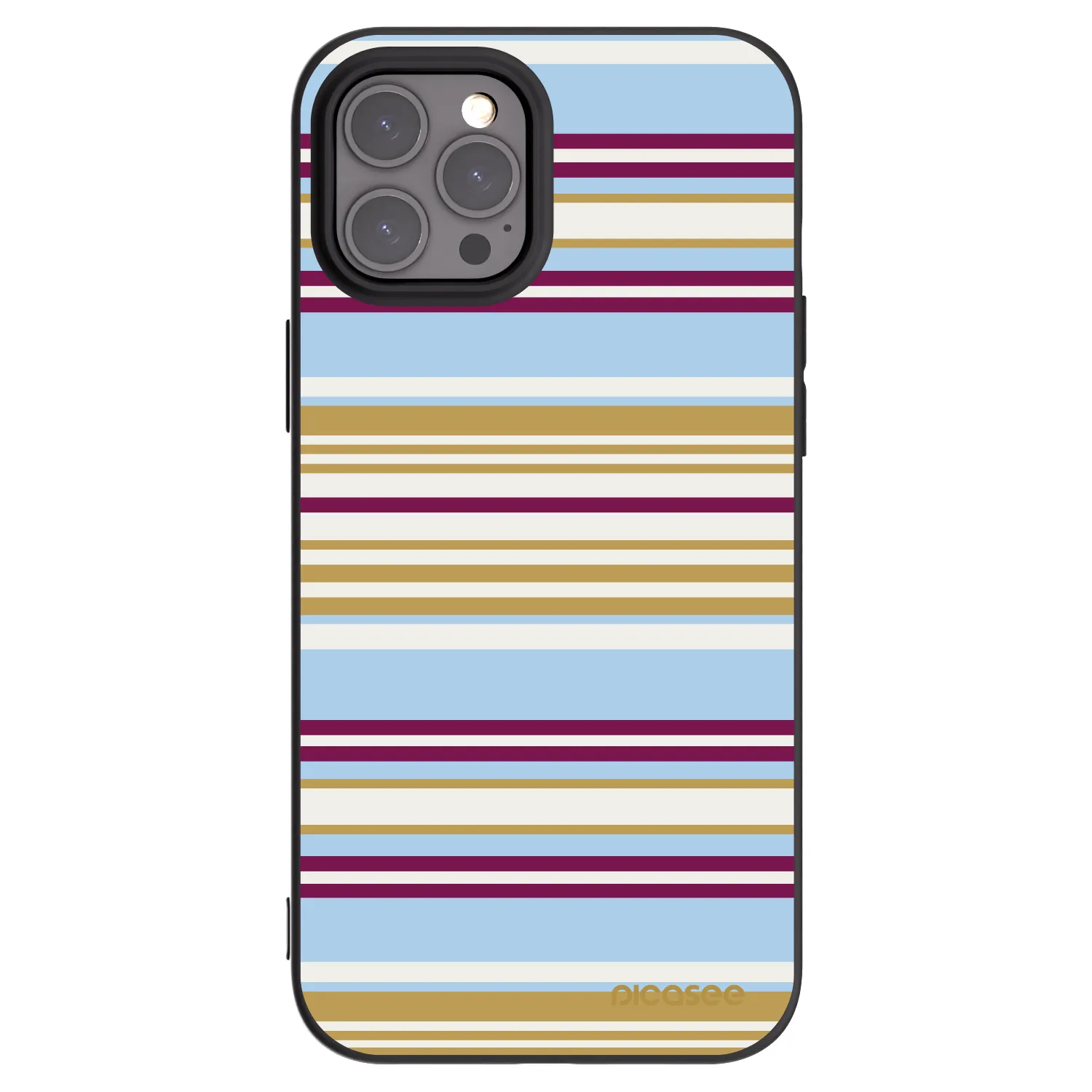 Picasee crna silikonska maskica za Apple iPhone 12 Pro Max - Souvenir