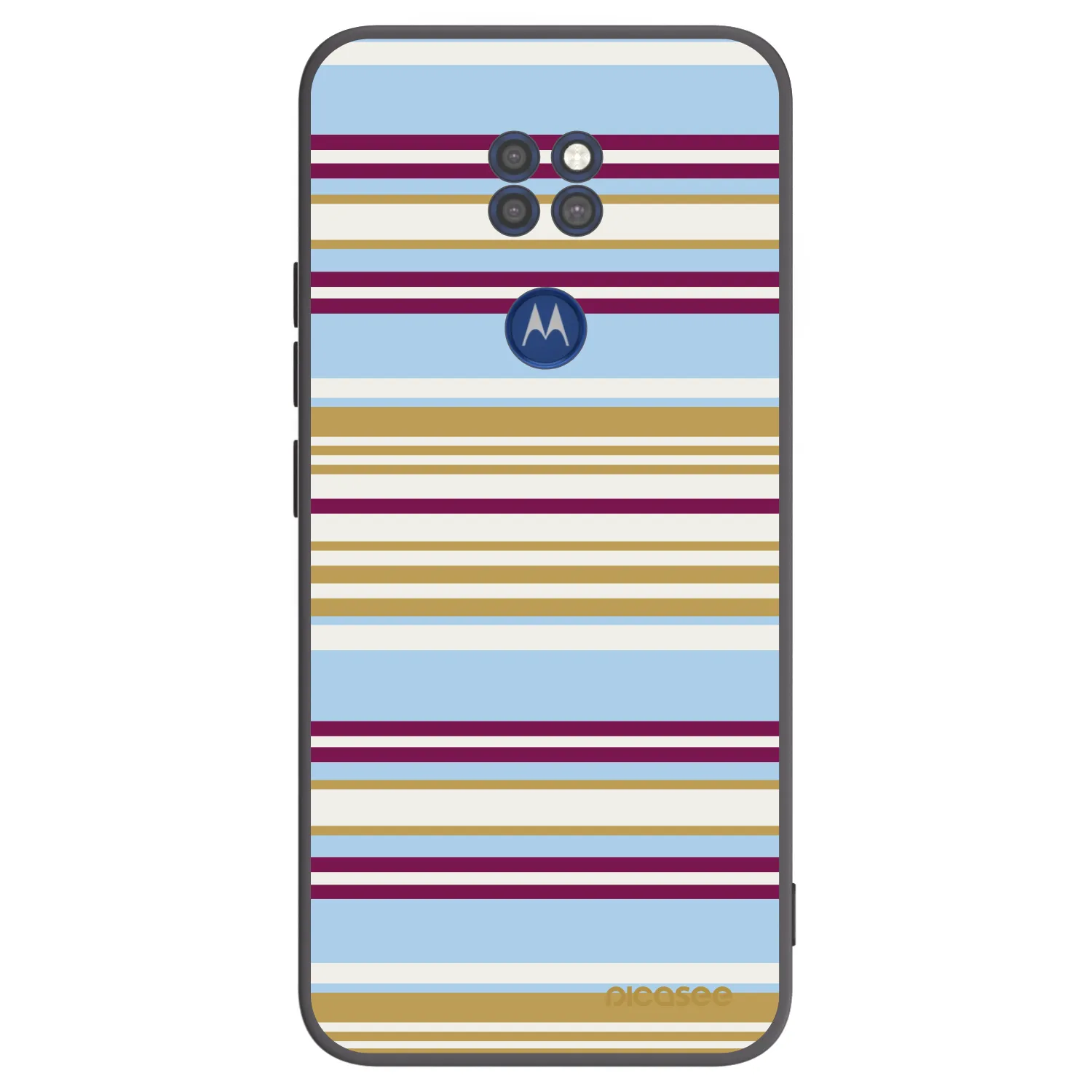 Picasee crna silikonska maskica za Motorola Moto G9 Play - Souvenir