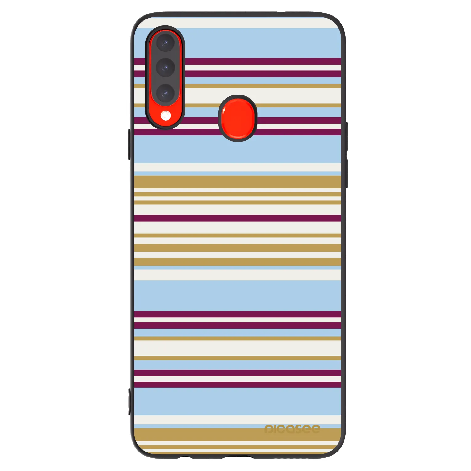 Picasee crna silikonska maskica za Samsung Galaxy A20s - Souvenir