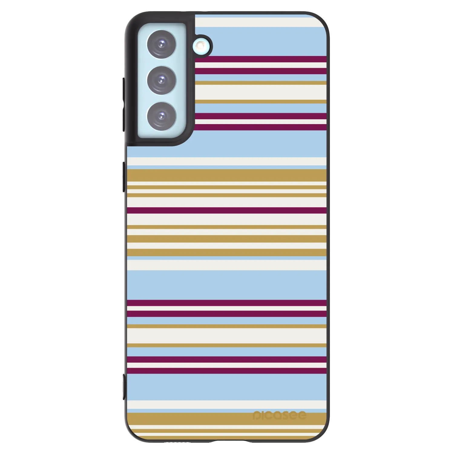 Picasee crna silikonska maskica za Samsung Galaxy S21+ 5G G996F - Souvenir