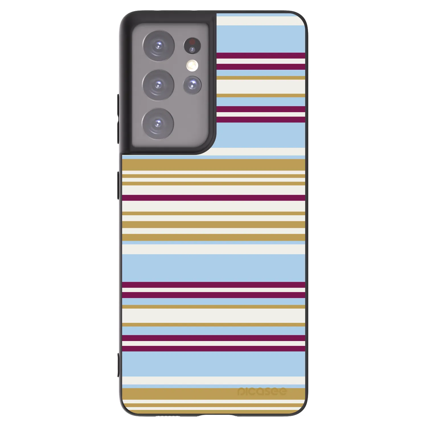 Picasee crna silikonska maskica za Samsung Galaxy S21 Ultra 5G G998B - Souvenir