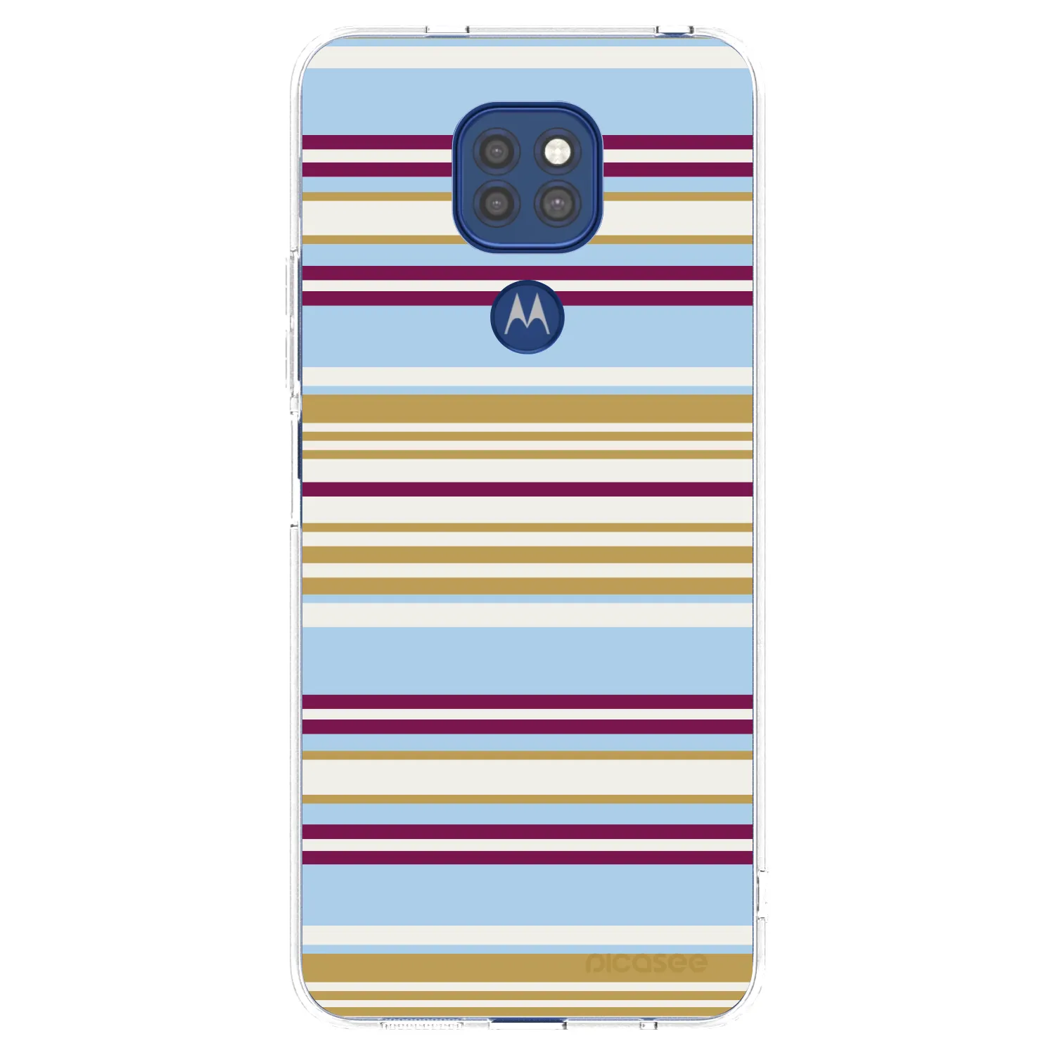 Picasee silikonska prozirna maskica za Motorola Moto G9 Play - Souvenir