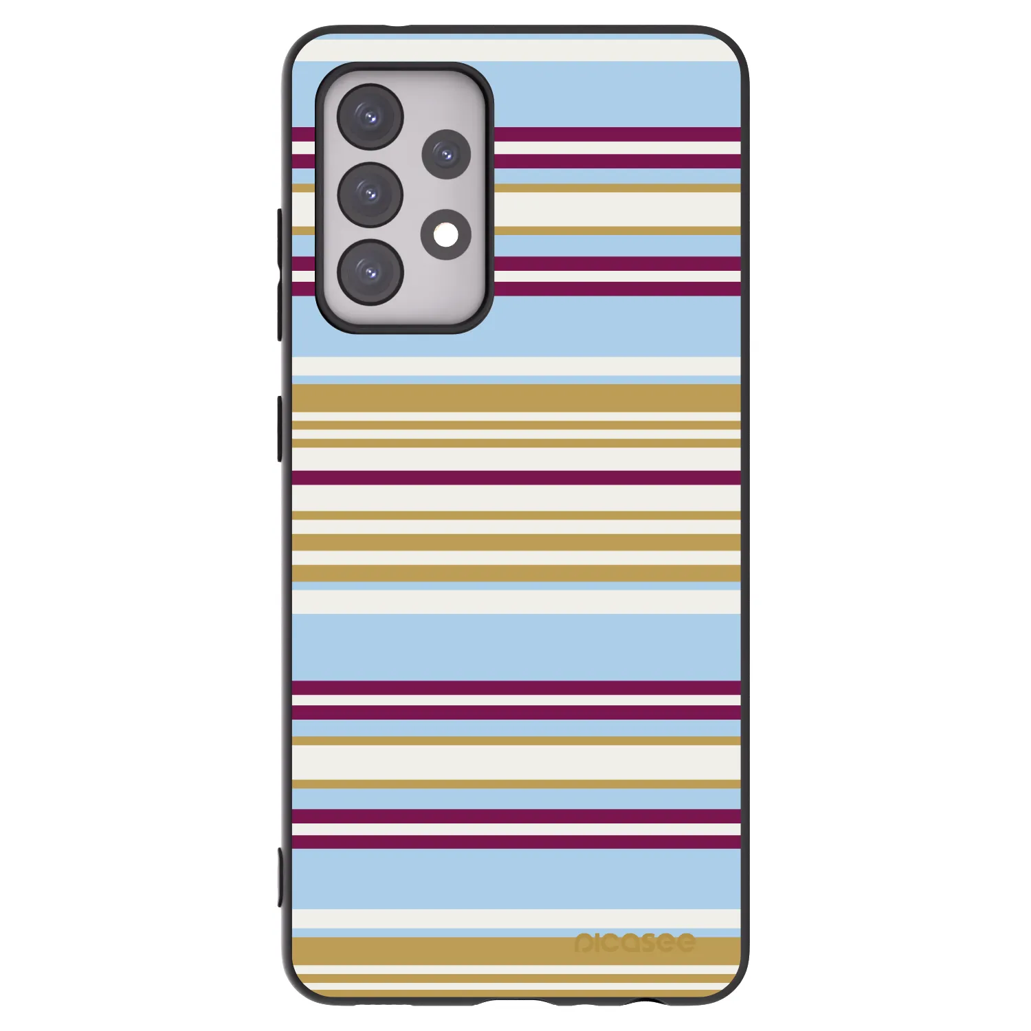 Picasee crna silikonska maskica za Samsung Galaxy A52 5G A525F - Souvenir