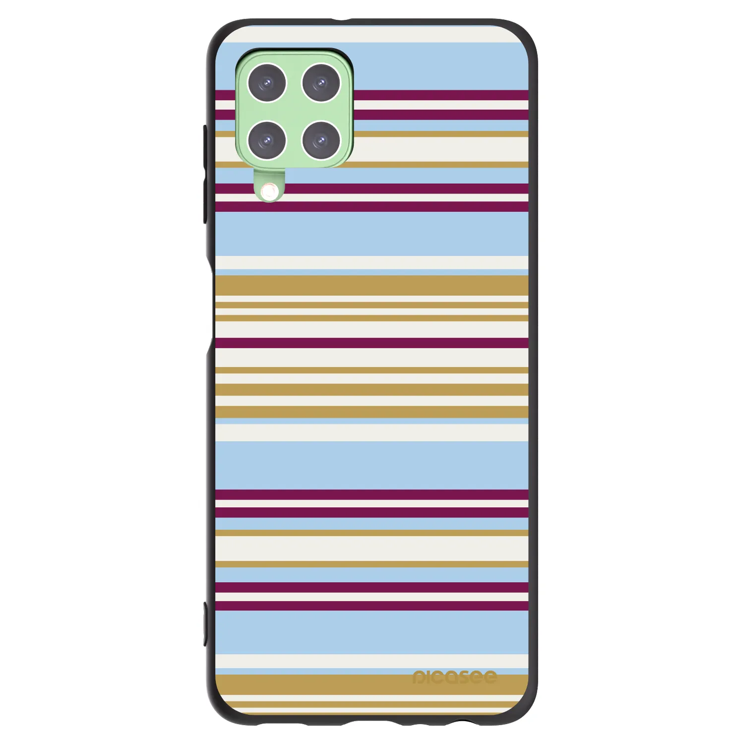 Picasee crna silikonska maskica za Samsung Galaxy A22 A225F 4G - Souvenir