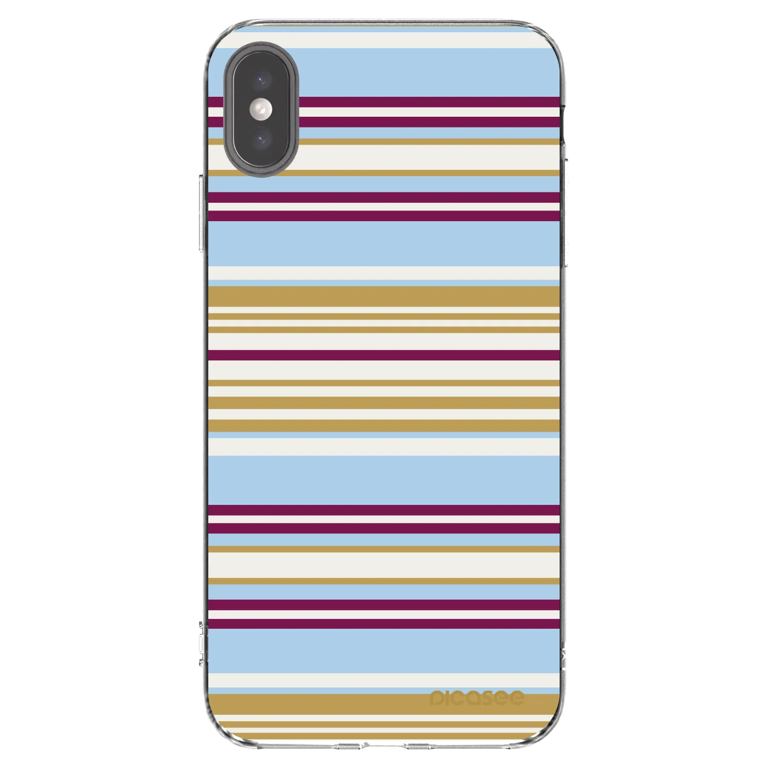 Picasee silikonska prozirna maskica za Apple iPhone XS Max - Souvenir
