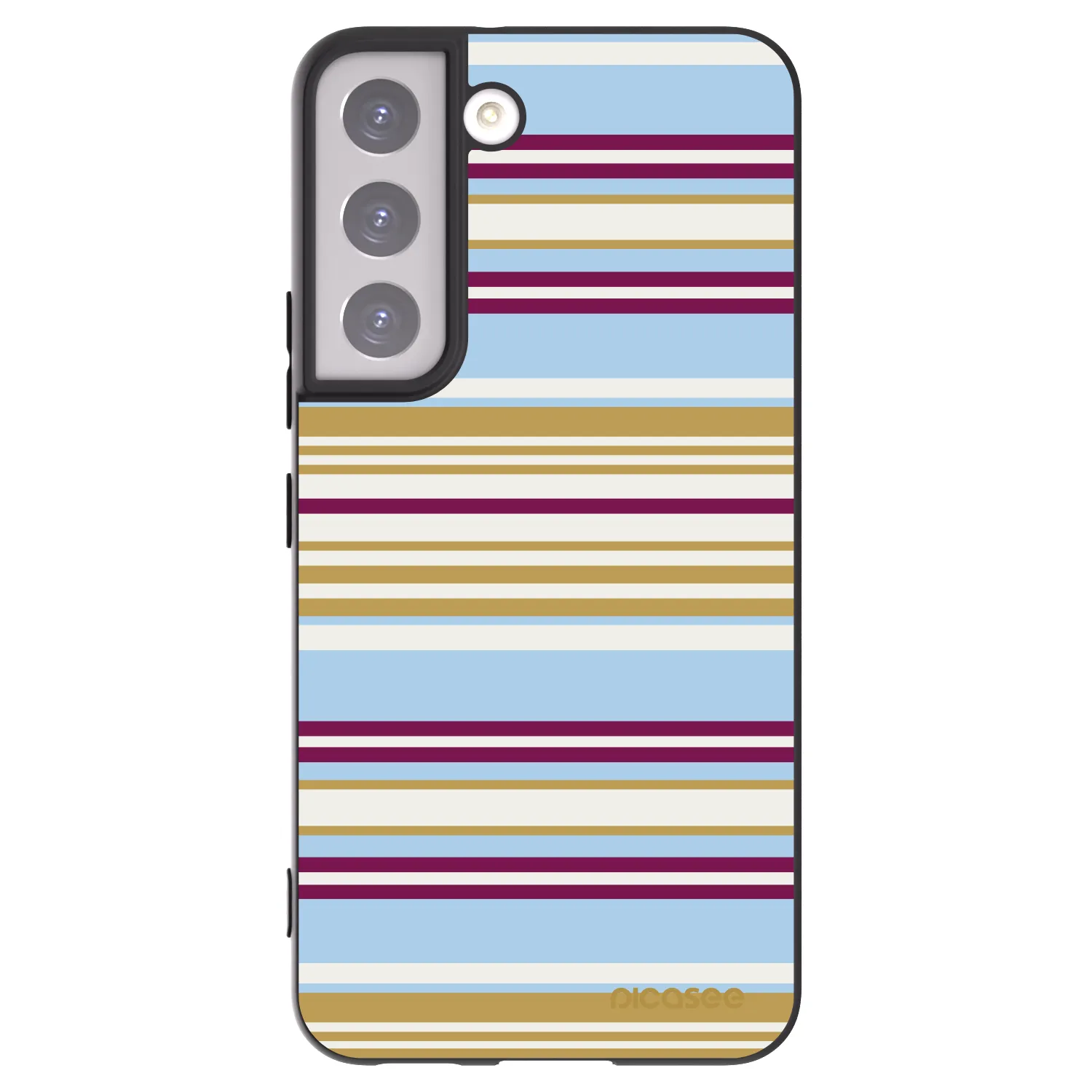 Picasee crna silikonska maskica za Samsung Galaxy S22 5G - Souvenir