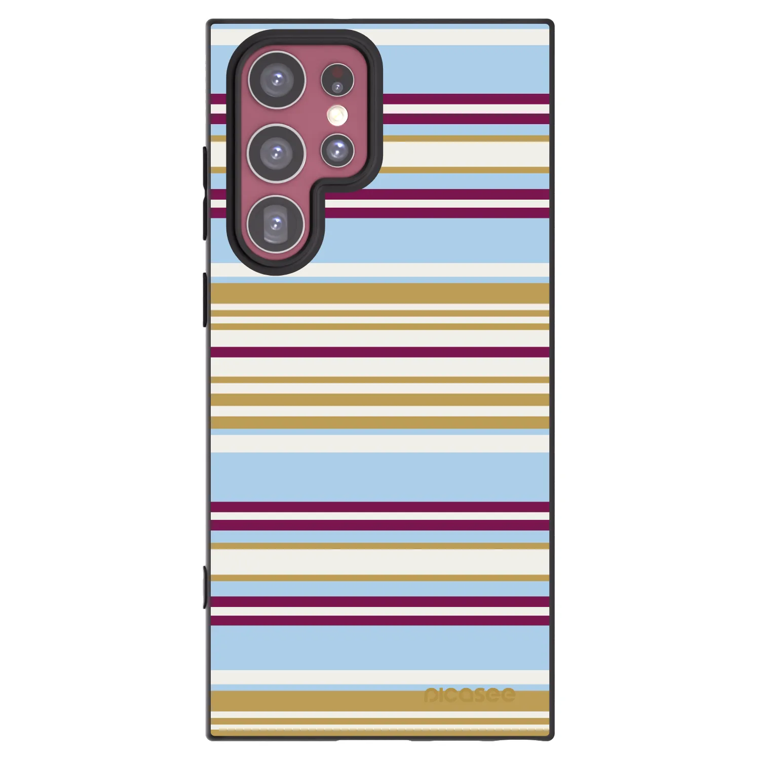Picasee crna silikonska maskica za Samsung Galaxy S22 Ultra 5G - Souvenir