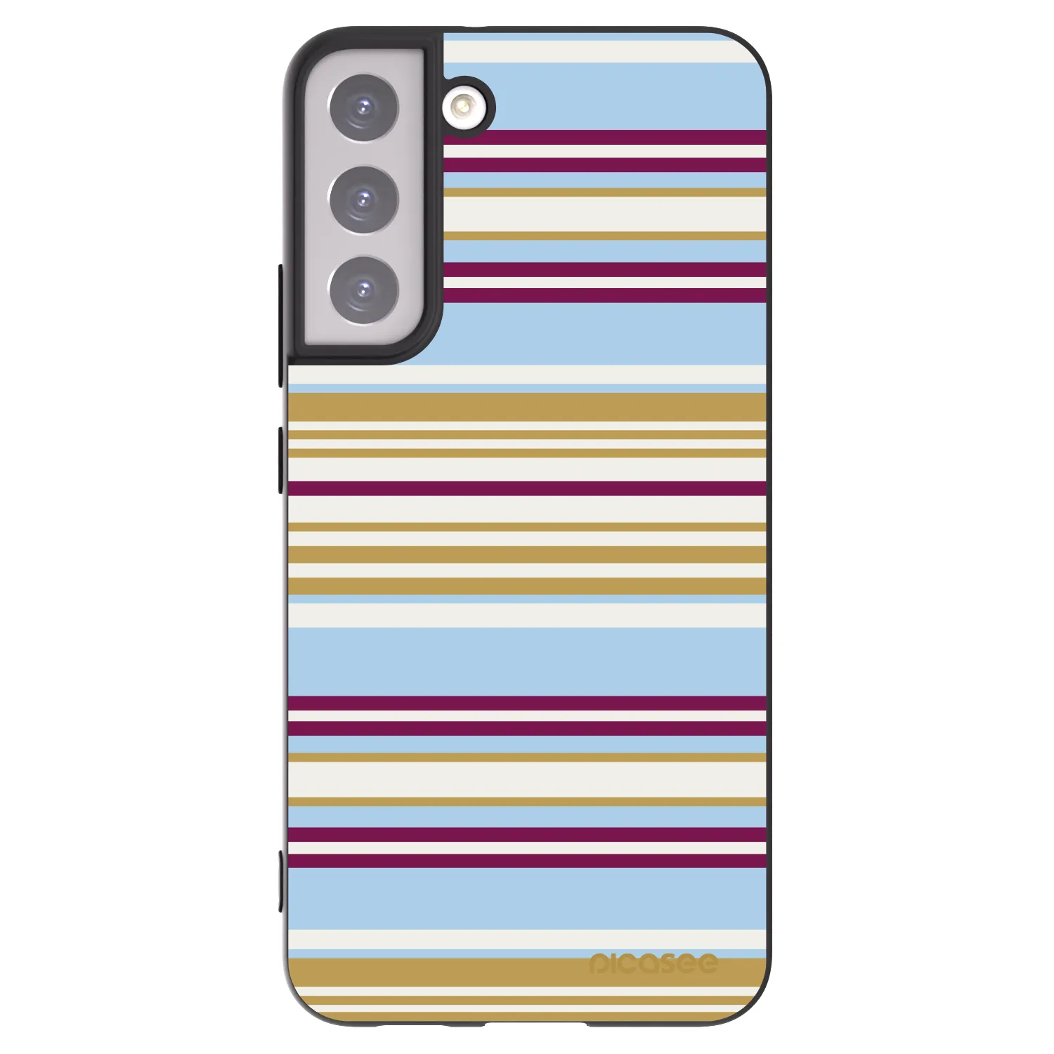 Picasee crna silikonska maskica za Samsung Galaxy S22+ 5G - Souvenir