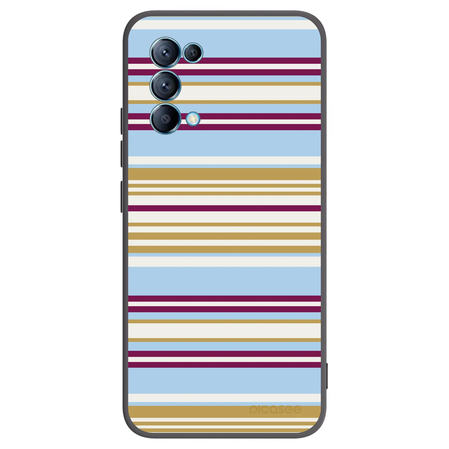 Picasee crna silikonska maskica za OPPO A16s - Souvenir