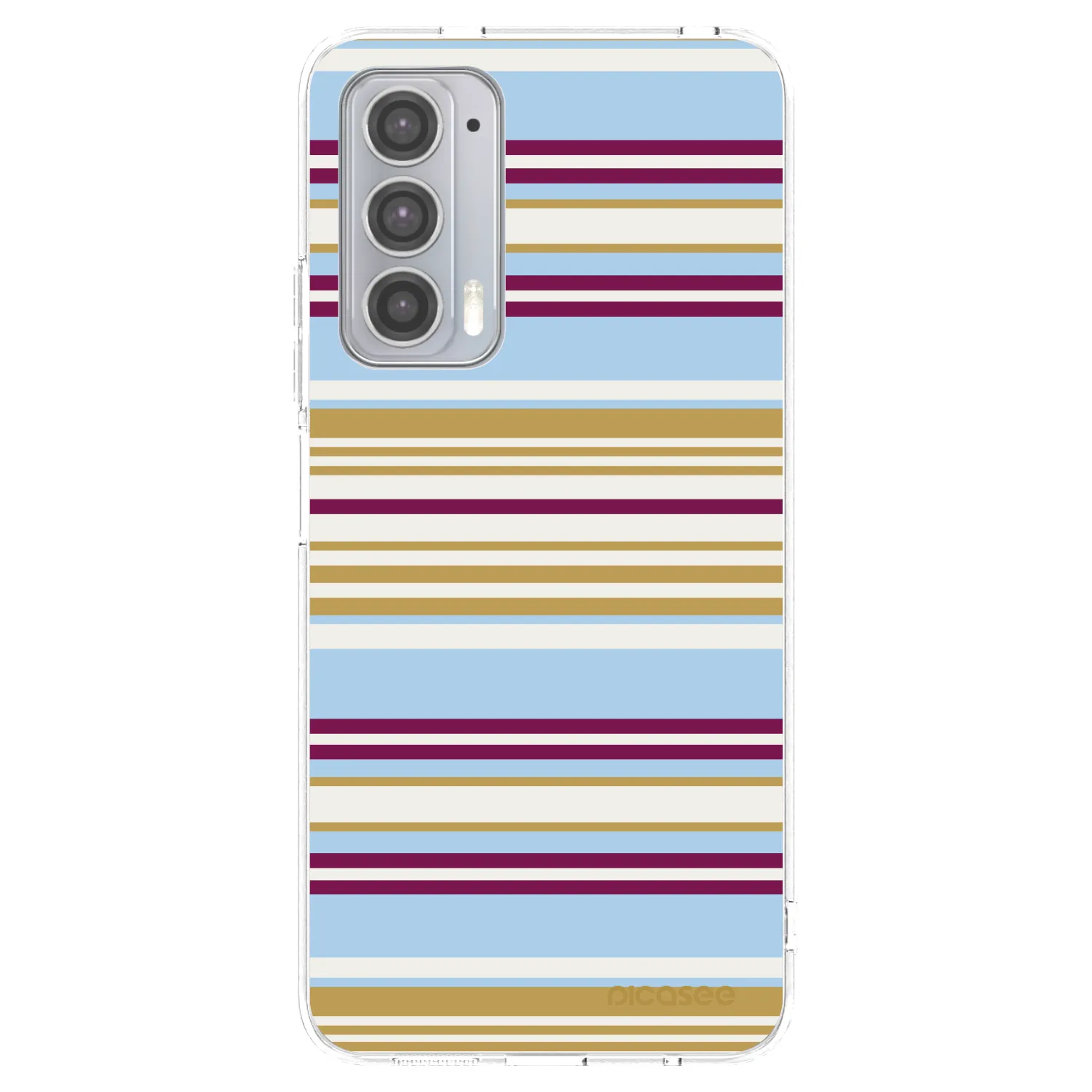 Picasee silikonska prozirna maskica za Motorola Edge 20 - Souvenir