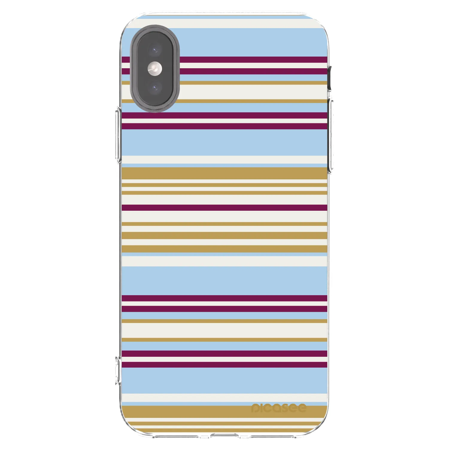 Picasee silikonska prozirna maskica za Apple iPhone X/XS - Souvenir