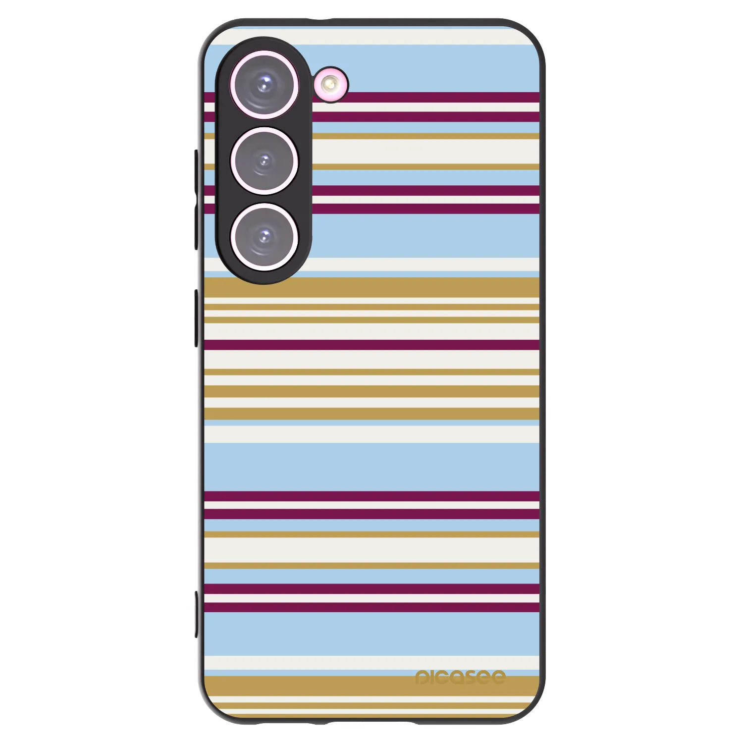 Picasee crna silikonska maskica za Samsung Galaxy S23 5G - Souvenir