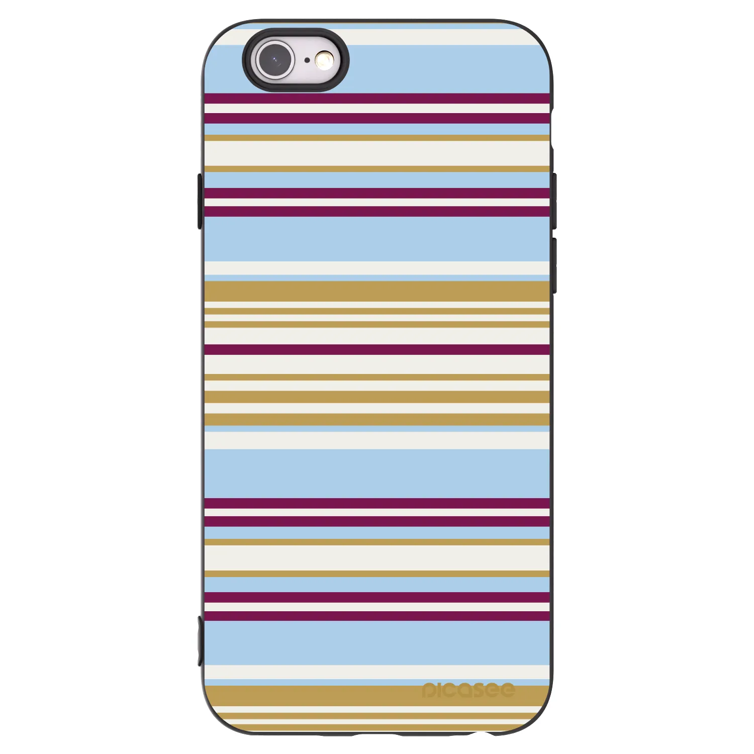 Picasee crna silikonska maskica za Apple iPhone 6/6S - Souvenir