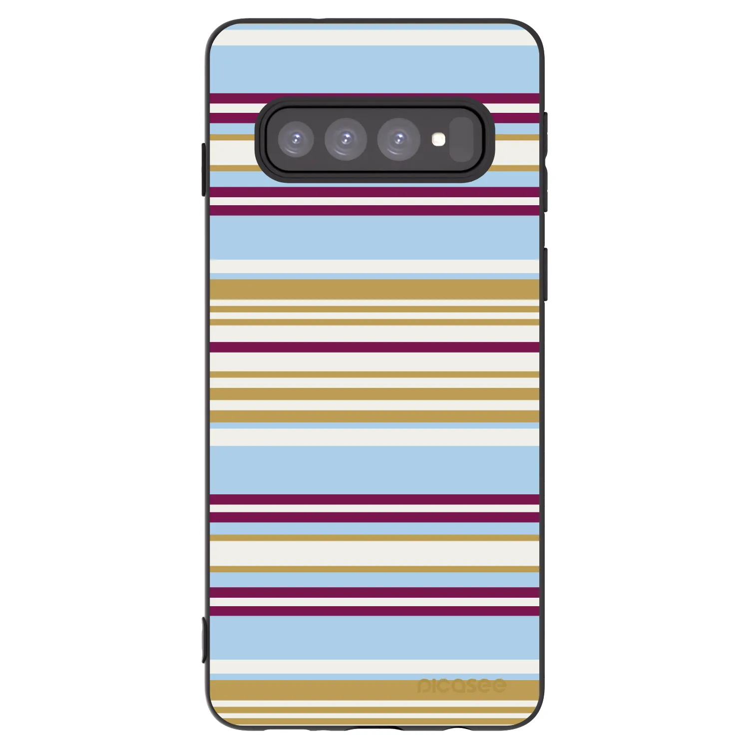 Picasee crna silikonska maskica za Samsung Galaxy S10 G973 - Souvenir