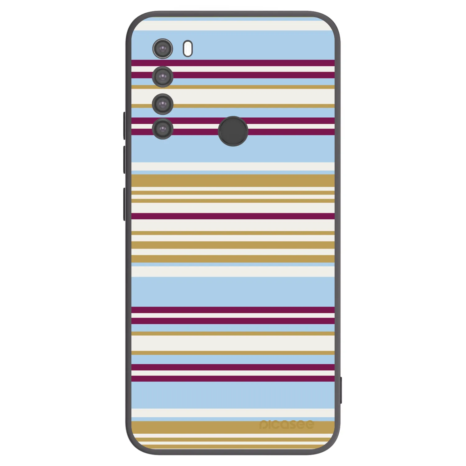Picasee crna silikonska maskica za Xiaomi Redmi Note 8 - Souvenir