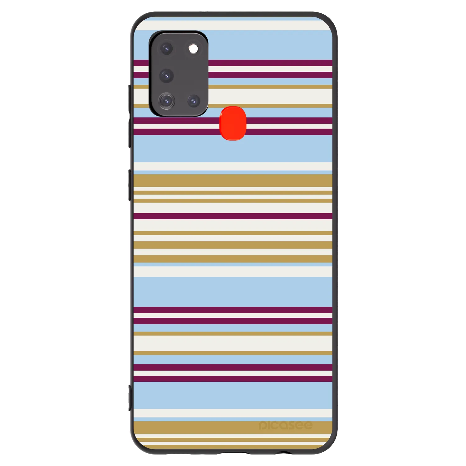 Picasee crna silikonska maskica za Samsung Galaxy A21s - Souvenir