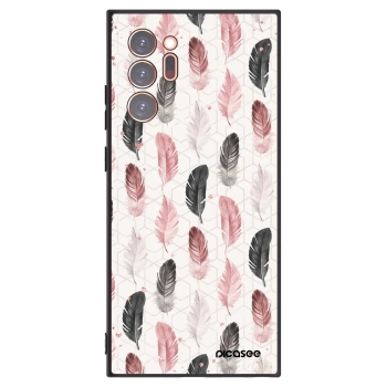 Picasee crna silikonska maskica za Samsung Galaxy Note 20 Ultra - Feather 2