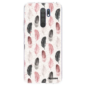 Picasee silikonska prozirna maskica za Xiaomi Redmi 9 - Feather 2
