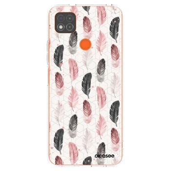 Picasee silikonska prozirna maskica za Xiaomi Redmi 9C - Feather 2