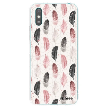 Picasee silikonska prozirna maskica za Xiaomi Redmi 9A - Feather 2