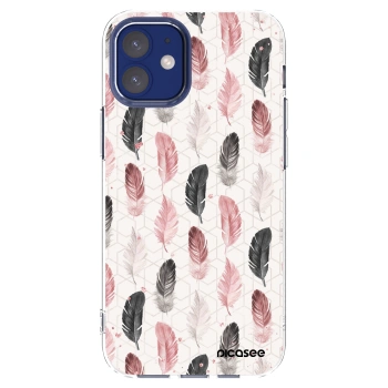 Picasee silikonska prozirna maskica za Apple iPhone 12 mini - Feather 2