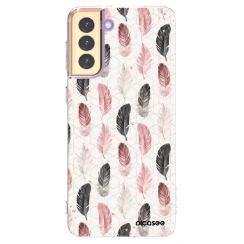 Picasee silikonska prozirna maskica za Samsung Galaxy S21+ 5G G996F - Feather 2