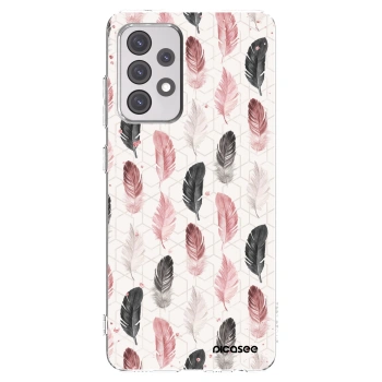 Picasee silikonska prozirna maskica za Samsung Galaxy A52s 5G A528B - Feather 2