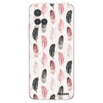Picasee silikonska prozirna maskica za Vivo Y33s - Feather 2