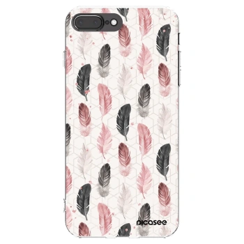 Picasee silikonska prozirna maskica za Apple iPhone 7 Plus - Feather 2