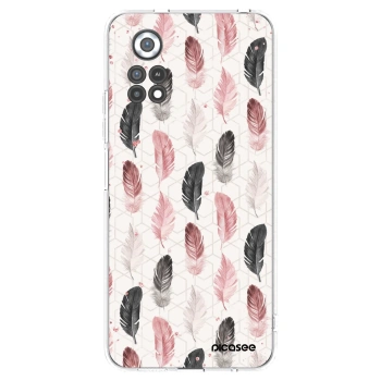 Picasee silikonska prozirna maskica za Xiaomi Poco X4 Pro 5G - Feather 2