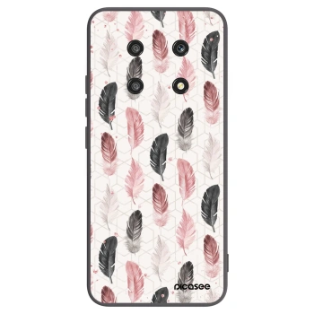 Picasee crna silikonska maskica za Honor Magic4 Lite 5G - Feather 2