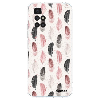 Picasee silikonska prozirna maskica za Xiaomi Redmi 10 (2022) - Feather 2