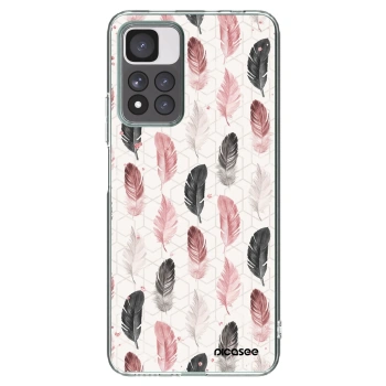 Picasee silikonska prozirna maskica za Xiaomi Redmi Note 11 Pro+ 5G - Feather 2