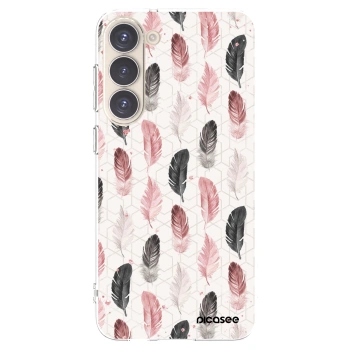 Picasee silikonska prozirna maskica za Samsung Galaxy S23+ 5G - Feather 2
