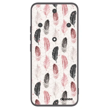 Picasee crna silikonska maskica za Honor Magic5 Lite 5G - Feather 2