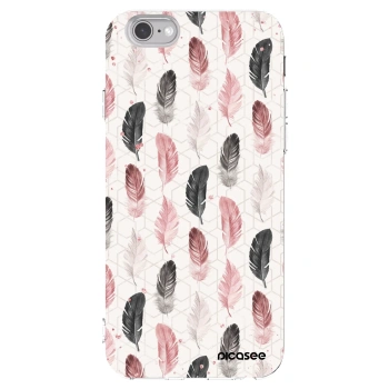 Picasee silikonska prozirna maskica za Apple iPhone 6/6S - Feather 2