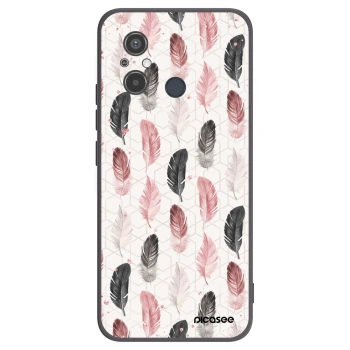 Picasee crna silikonska maskica za Xiaomi Redmi 12C - Feather 2