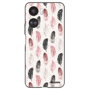 Picasee crna silikonska maskica za Honor 90 Lite 5G - Feather 2