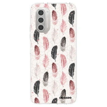 Picasee silikonska prozirna maskica za Motorola Moto G51 - Feather 2