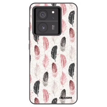 Picasee crna silikonska maskica za Xiaomi 13T Pro - Feather 2