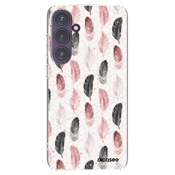 Picasee silikonska prozirna maskica za Samsung Galaxy S24+ S926B 5G - Feather 2
