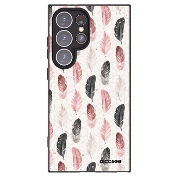 Picasee crna silikonska maskica za Samsung Galaxy S24 Ultra S928B 5G - Feather 2